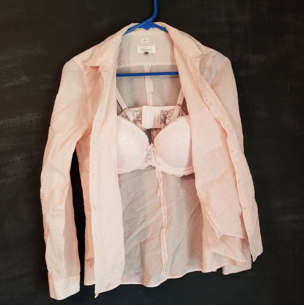Loft by Ann Taylor The Softened Shirt & Bra